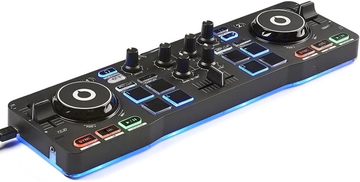 DYNA® DJ Controller - DJ - Controller - Zwart - 38cm x 6 x 14 cm