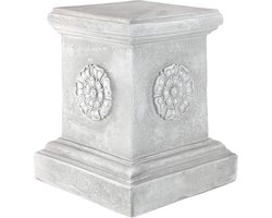 Engelse rozet tuin plint basis riser – antiquiteiten stijl polyresin beeld