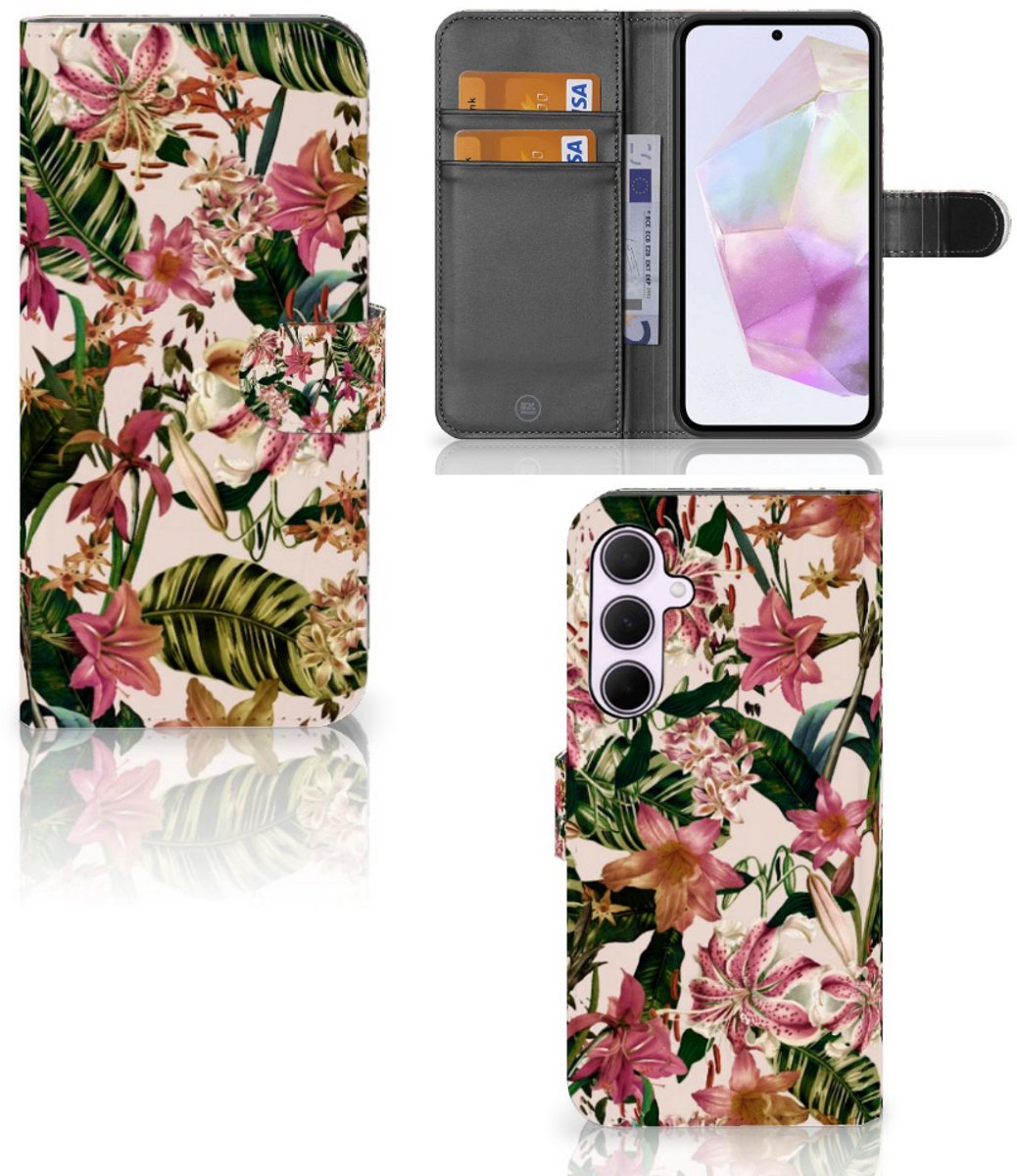 Samsung Galaxy A35 Hoesje Flowers