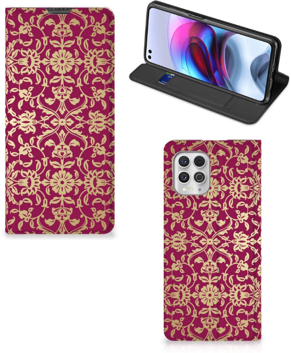 Telefoon Hoesje Motorola Moto G100 Barok Pink