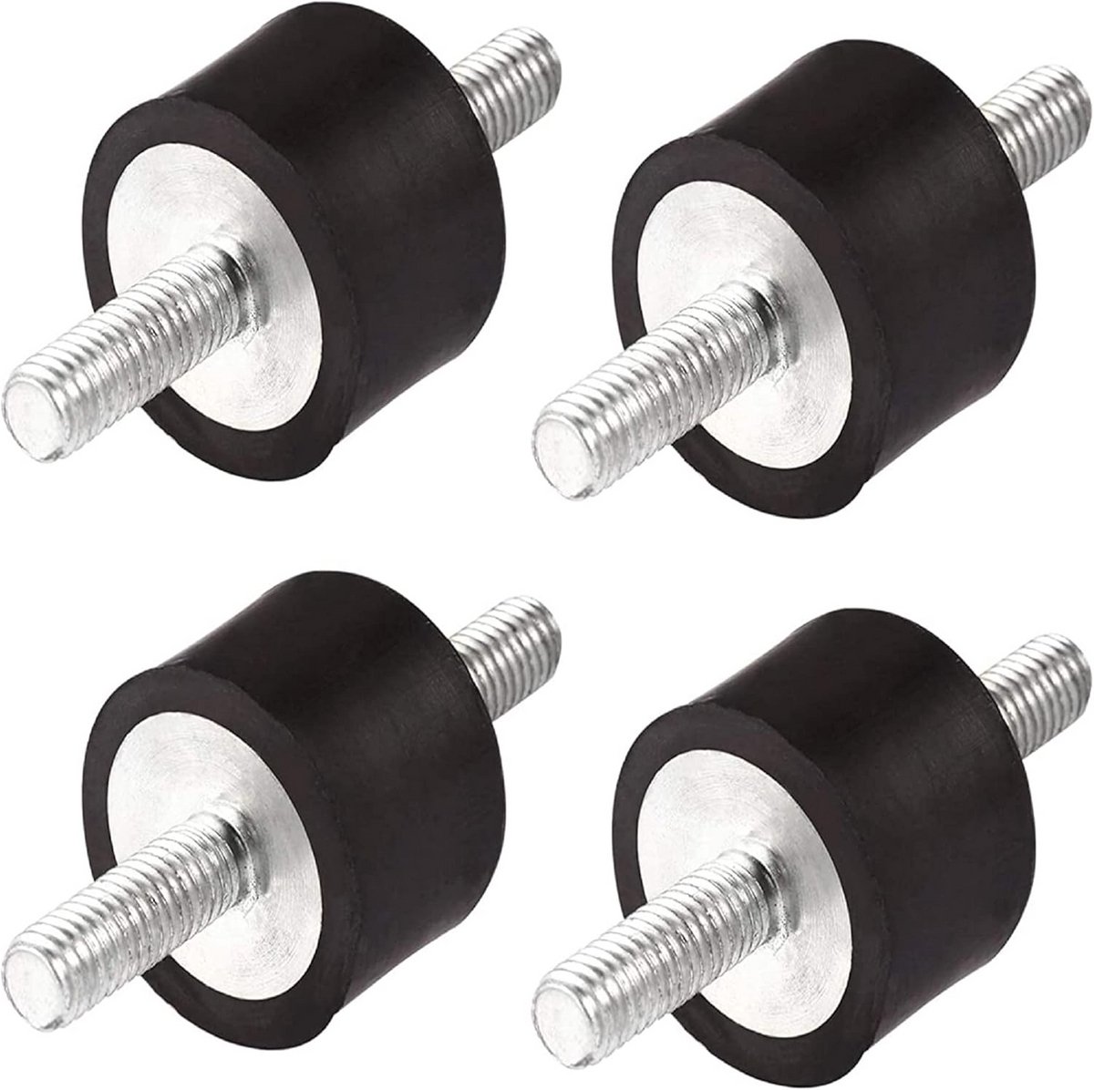 Anti Vibratie Rubberen Steunen M8 x 23 Voor Auto en Boot - 4 Stuks