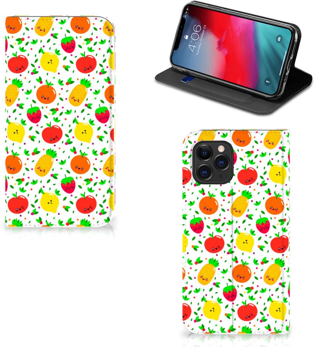 Apple iPhone 11 Pro Flip Style Cover Fruits