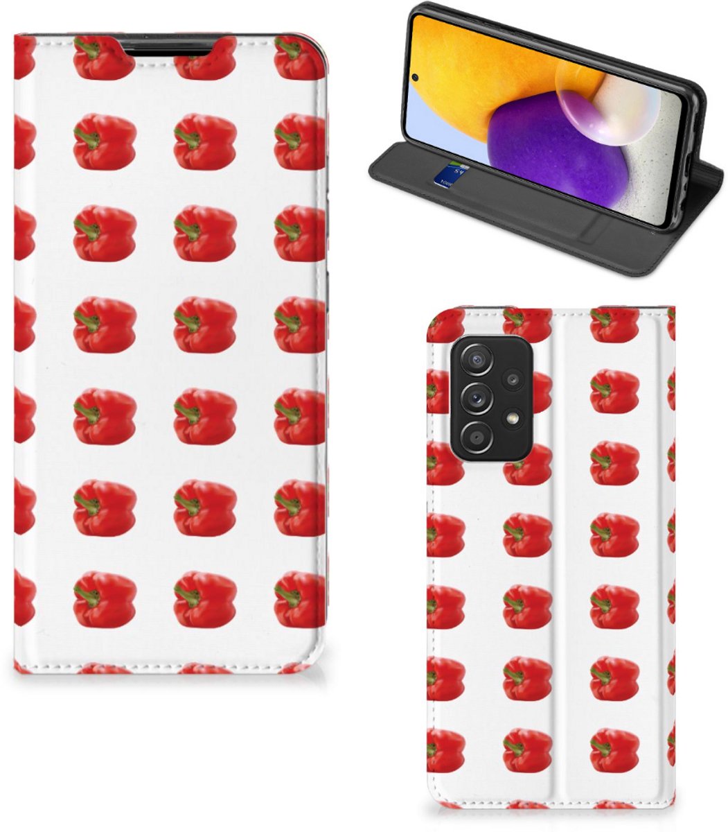 Samsung Galaxy A72 (5G/4G) Flip Style Cover Paprika Red