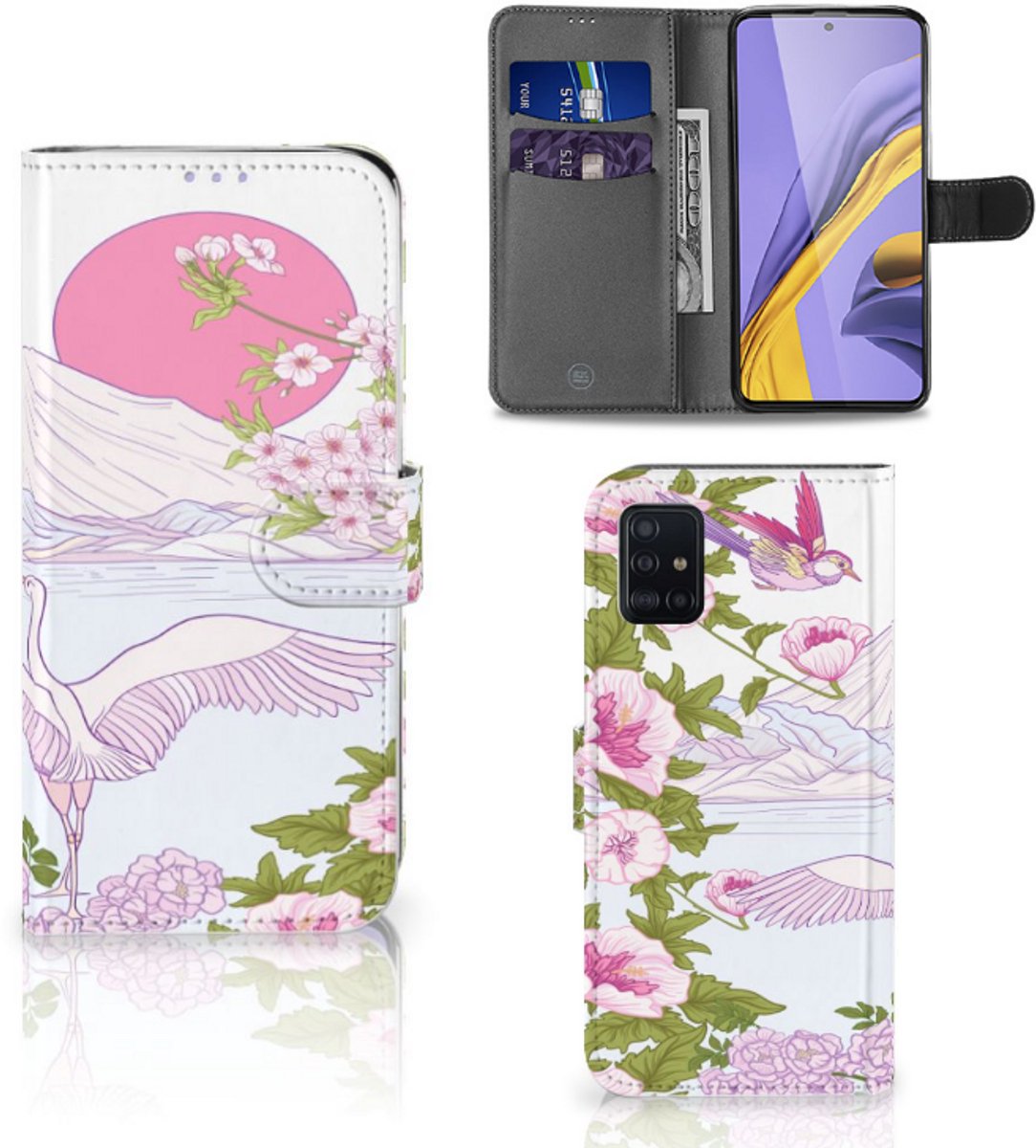 Samsung Galaxy A51 Telefoonhoesje met Pasjes Bird Standing