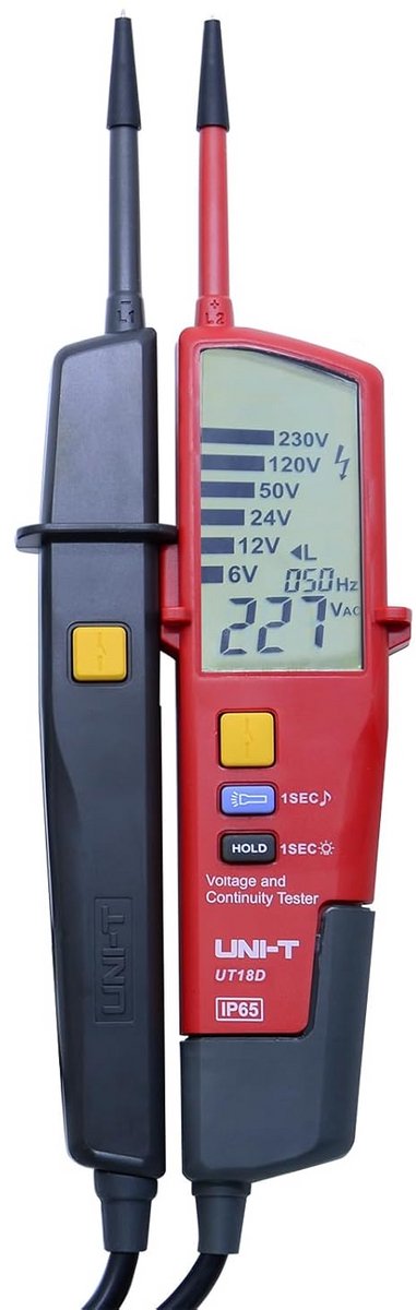 Digitale Spanningstester met Auto Range en LCD Display