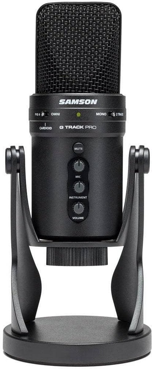 Professionele USB Microfoon met Audio Interface voor Podcasters en Musici