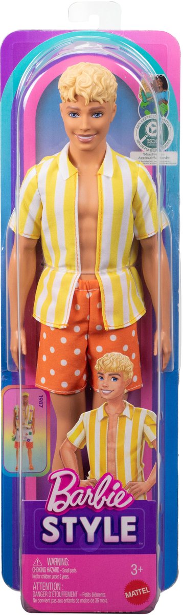 Barbie Fashionistas Style Ken Pop - Met blonde haar in een matje — afbeelding 8
