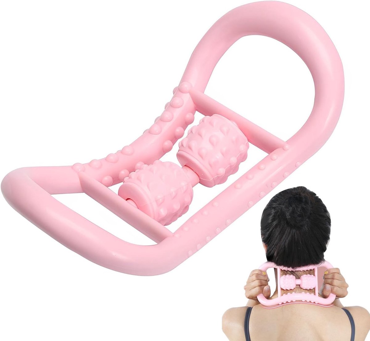 Massagebal met Handvat voor Volledige Lichaamsmassages - Zelfmassage Roller voor Rug, Nek en Benen