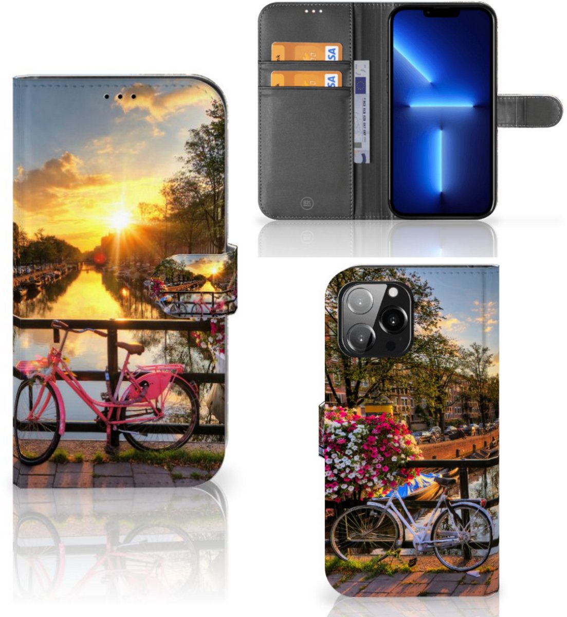 iPhone 13 Pro Max Flip Cover Amsterdamse Grachten