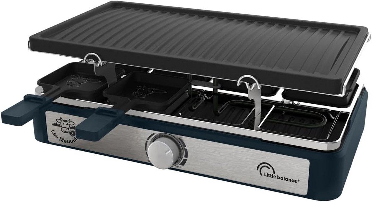Gourmetstellen - Raclette - Teppanyaki Bakplaat - Elektrisch