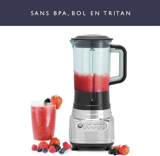 Elektrische Blender voor Smoothies en Soepen - 2L Capaciteit met 7 standen en IJs Crush — afbeelding 2