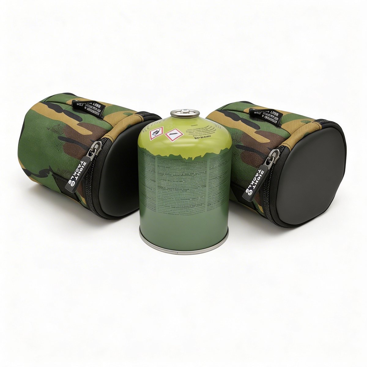 Gas canister pouch large - Kookaccessoires - Sight Tackle - Beschermhoes - Exclusief Gasbus - DPM Camo - Neoprene Gas Canister Holder - Vistas - Per 2 stuks geleverd