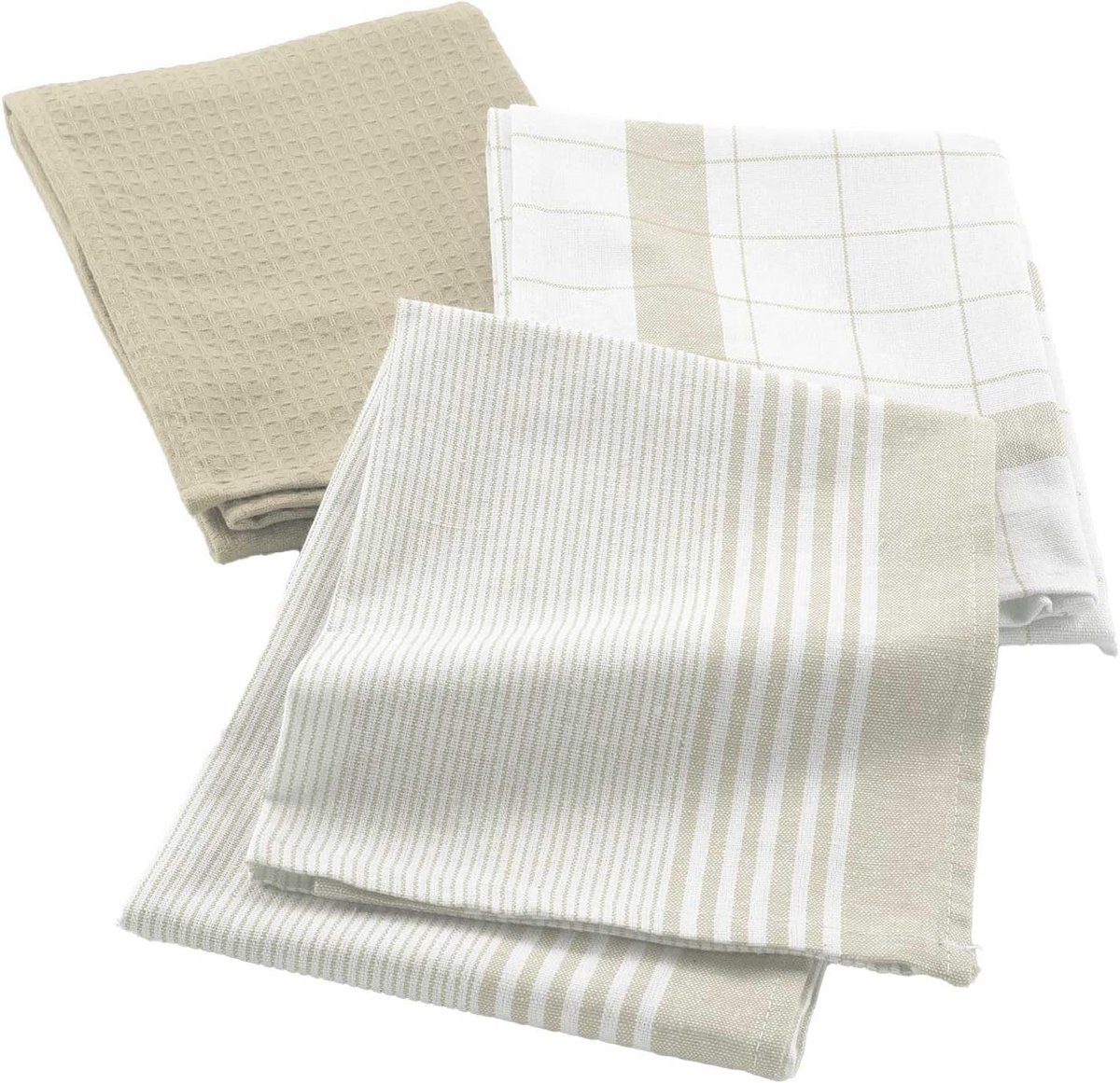 Keuken Doekjes Set van 3 - 50 x 70 cm Honingraat Geweven Katoen