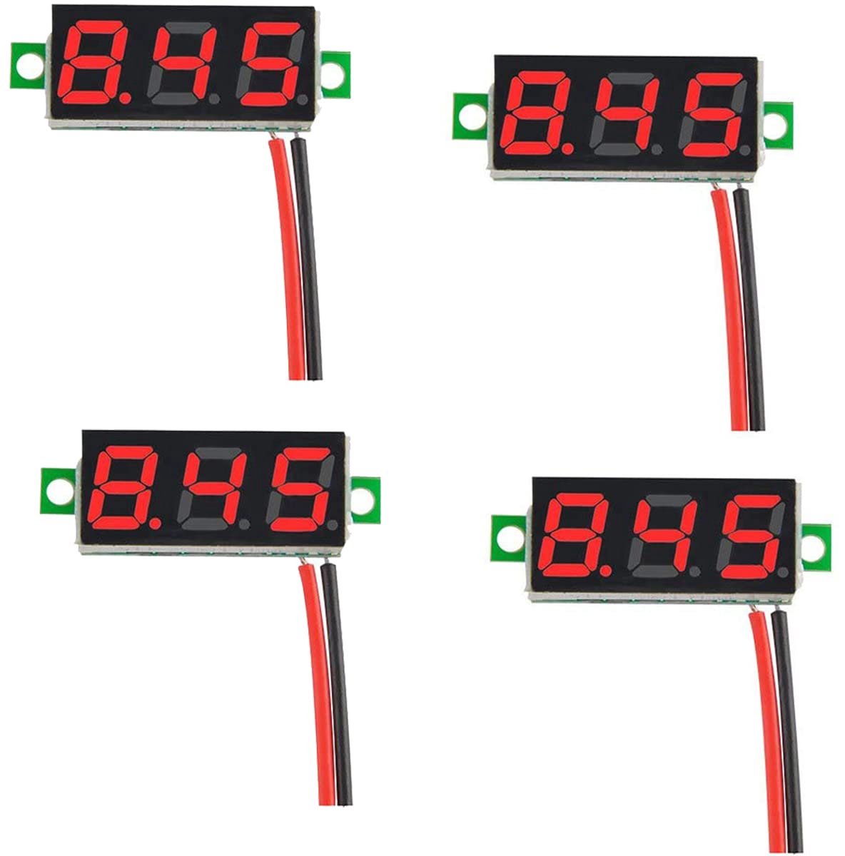 Mini Digitale DC-voltmeter 0,28 inch - 2,5V-30V Spanningstestermeter