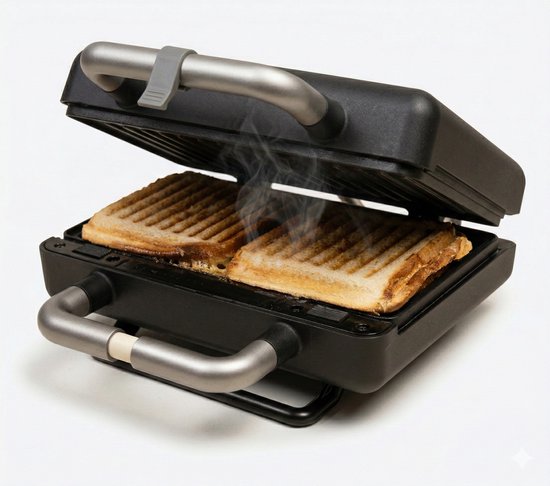 Gadgy Premium Tosti Apparaat – Zwart - 3-in-1 Grill, Tosti- & Wafelmaker - Verwisselbare Platen - 600W - Extra Krachtig - 2x Brusselse Wafel - Croque Monsieur