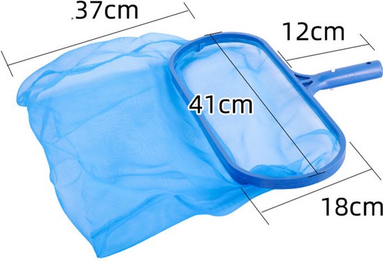 Zwembad Schepnet - Bladschepnet Reiniger - Water Reinigen - Diepe Netzak - 10 x 5 cm - Blauw — afbeelding 5