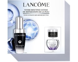 Lancôme Génifique Anti Age Skincare Routine Geschenksetset: Génifique Ultimate Serum 30ml + Génifique Ultimate Oogcreme 5ml + Rénergie H.P.N. 300-Peptide Dagcreme 15ml - Anti Rimpel Cadeaupakket 3 Stuks