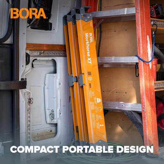 Verstelbare zaagbok met metalen blad voor houtbewerking - Heavy Duty Pro Saw Horse van Merkloos	 — afbeelding 3