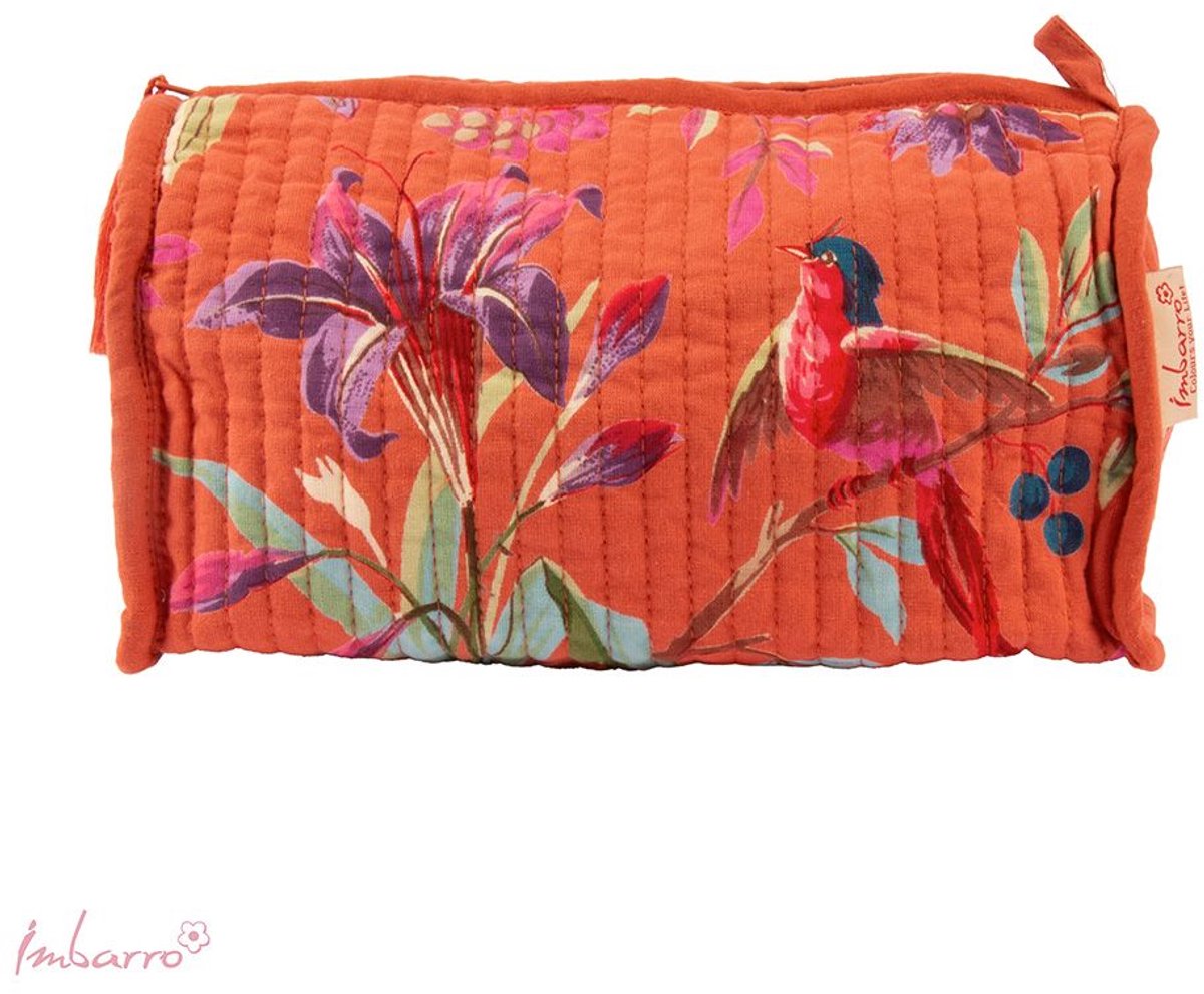Imbarro Pouch Quilted Paradise Terra 25x12cm