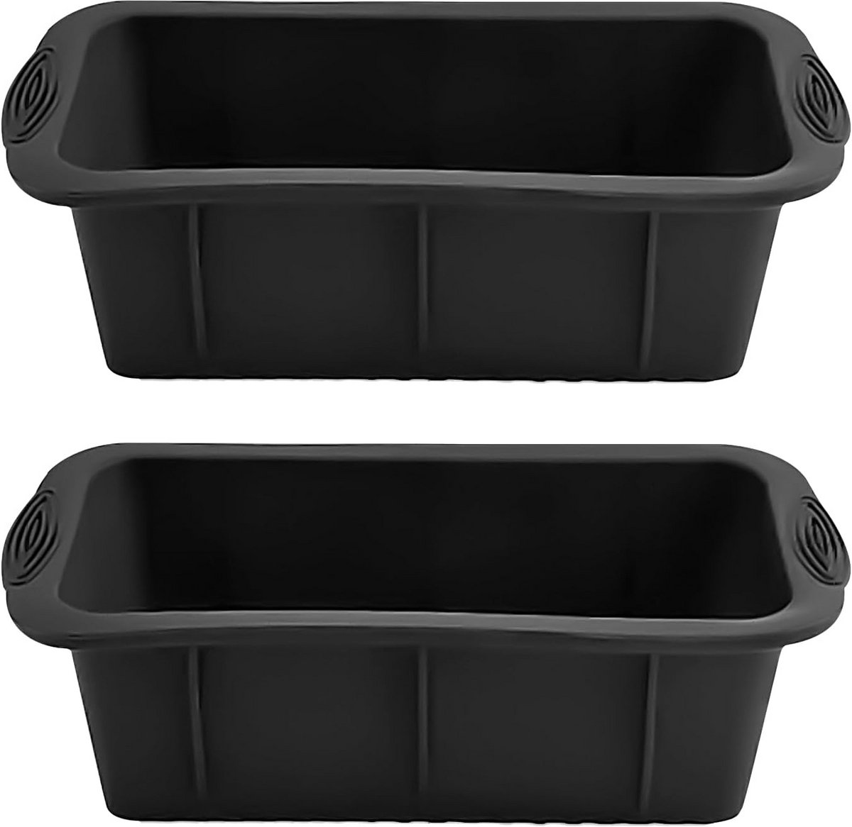 Non-Stick Silicone Brownie Baking Moulds - 2 Stuks - 25 x 12 x 7 cm