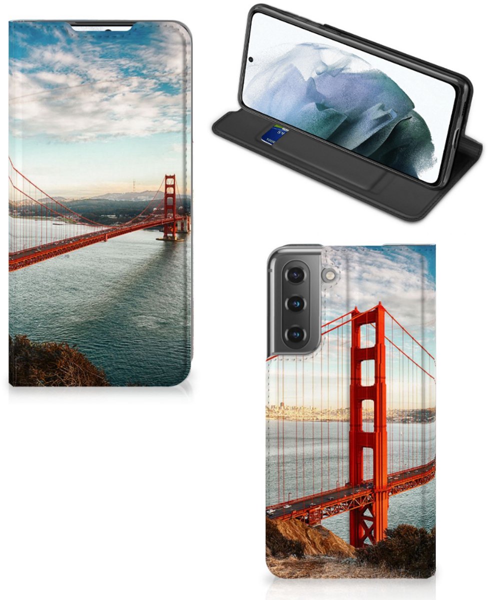 Samsung Galaxy S21 FE Book Cover Golden Gate Bridge
