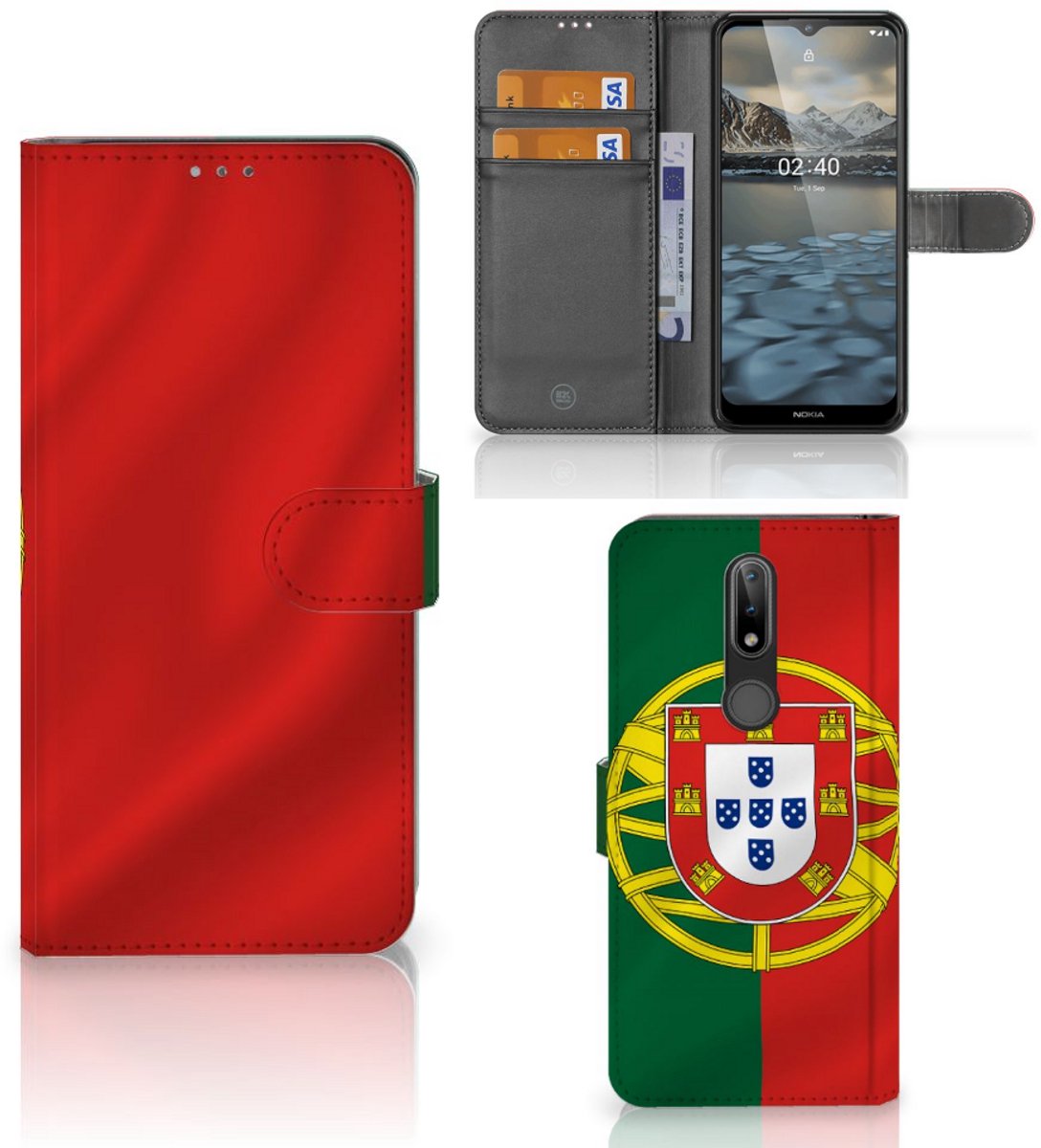 Nokia 2.4 Bookstyle Case Portugal