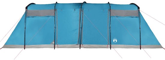 vidaXL 8-persoons tunneltent waterdicht blauw Familietent - Kampeertent - Tunneltent - Watersdichte Tent - Windbestendige Tent van Vidaxl — afbeelding 2