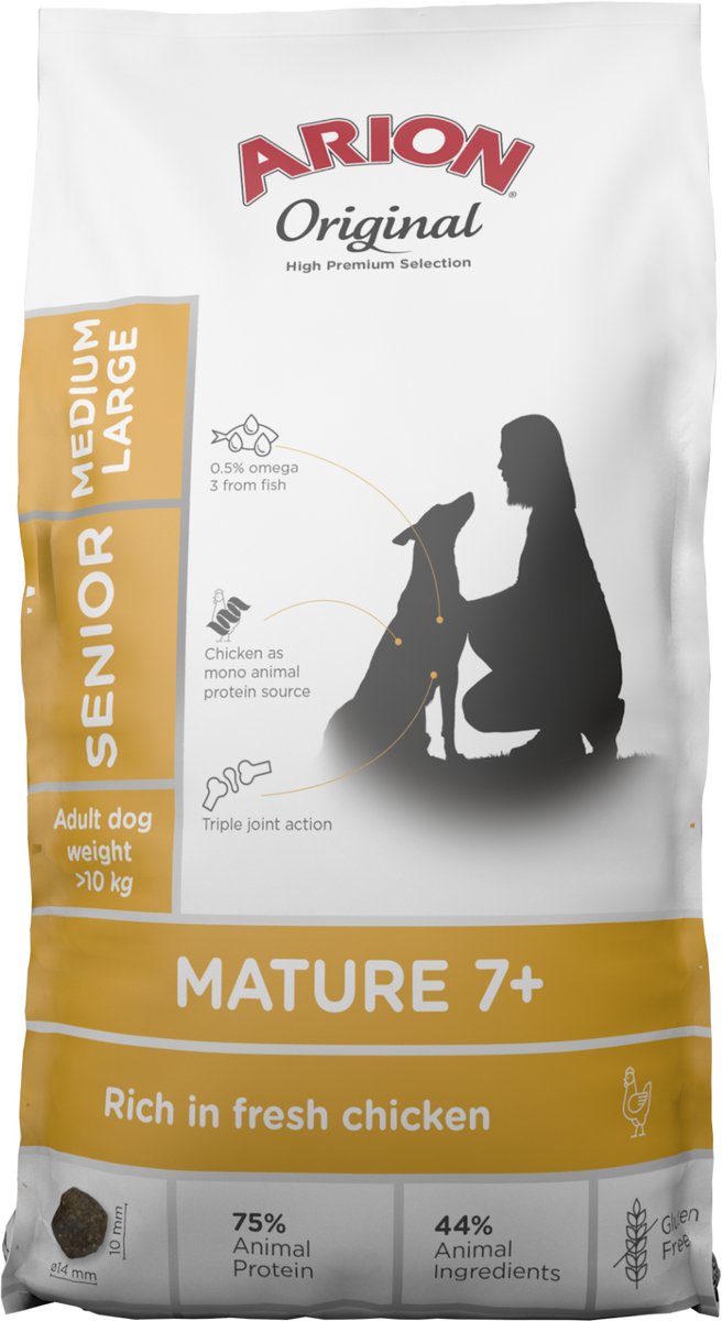 Arion Arion hondenvoer Original Medium/Large Mature + 7 12 kg - Hond