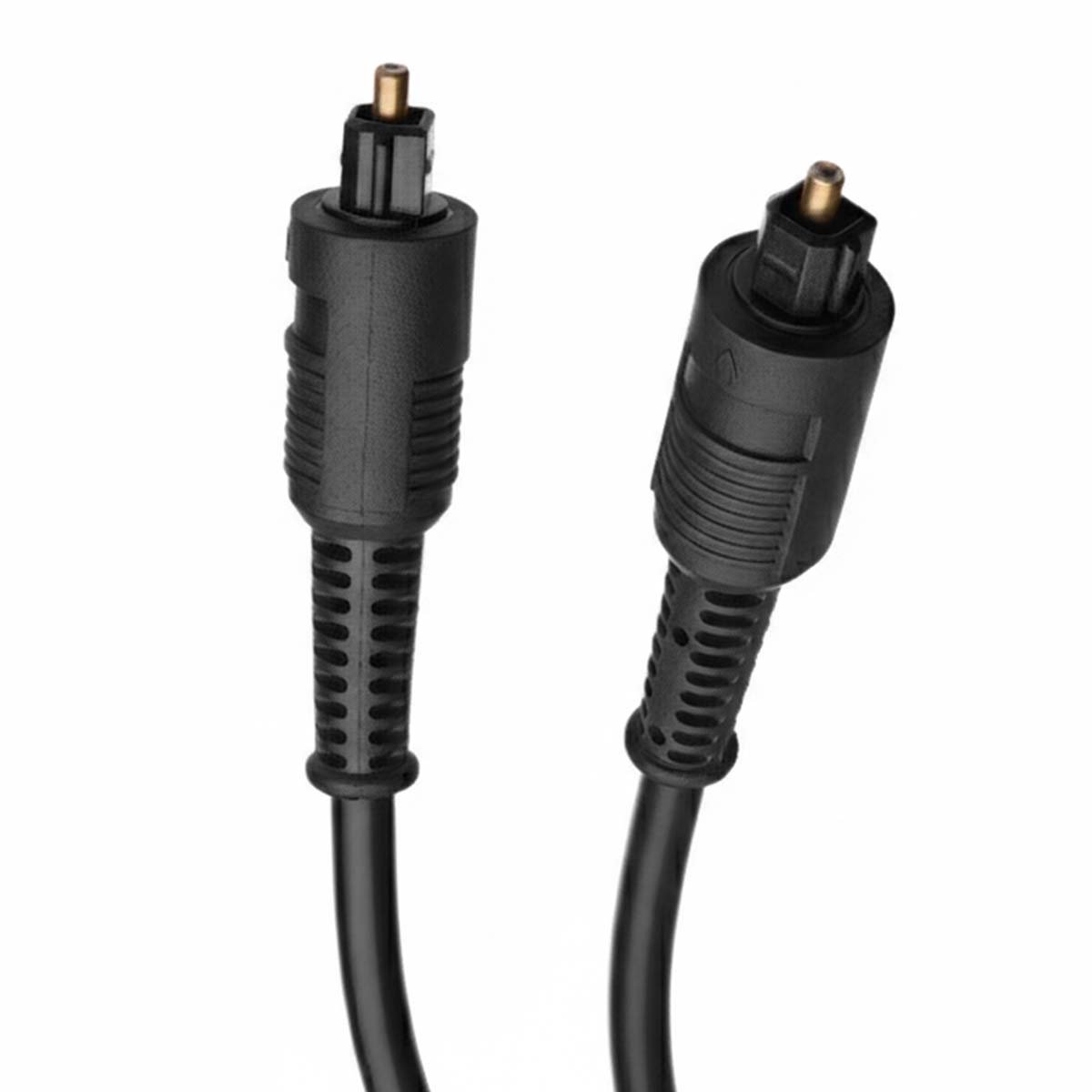 Force Case, Toslink Male naar Toslink Male Optische Audio Kabel 1.2m, Zwart