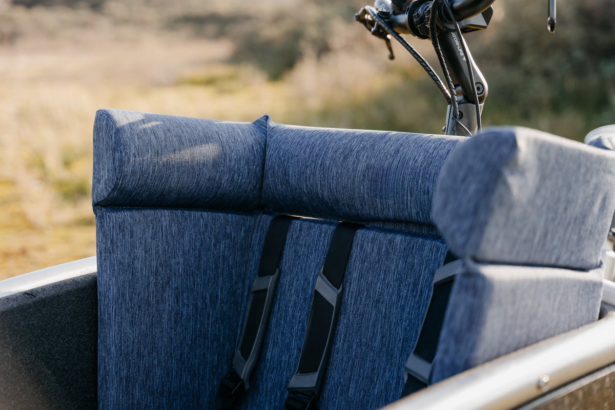 bakfiets kussen - Denim - Gazelle Makki - Kussie Mee - Maat s
