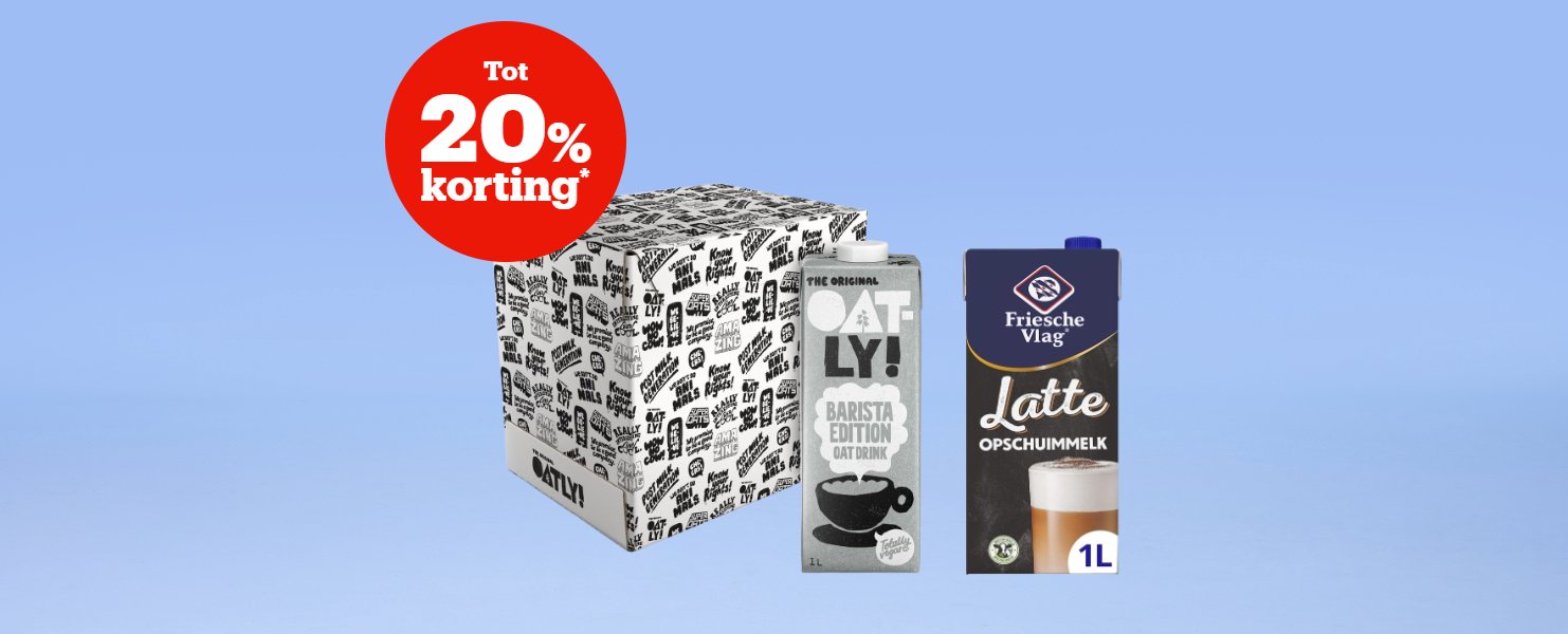 Tot 20% korting* Tot 20% korting*