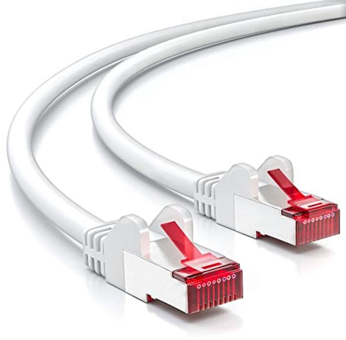 25m CAT6 Patchkabel S/FTP PIMF Afscherming RJ45 Netwerkkabel voor Ethernet en LAN