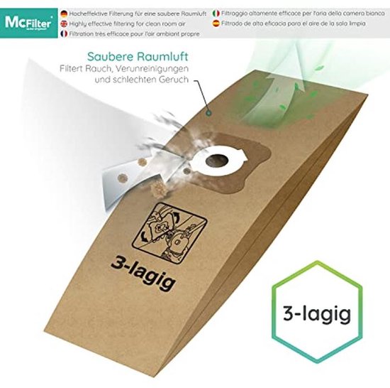 10 Stofzuigerzakken Geschikt Voor Diversen Kirby Modellen