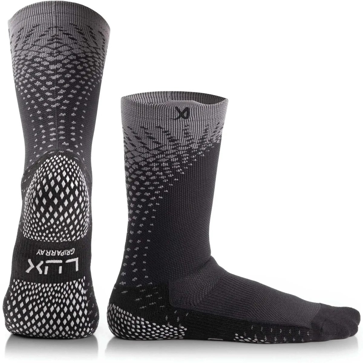 LUX ProCleat Performance Grip Sokken – Kuitlengte – Zwart – Volwassen maat (EU 39–46 / US 6–11.5) – Antislip sokken voor schoenen met noppen en maximale wendbaarheid