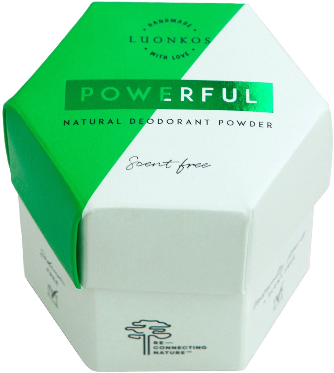 Natuurlijke Poederdeodorant – Aluminiumvrije Deodorant Luonkos Powerful