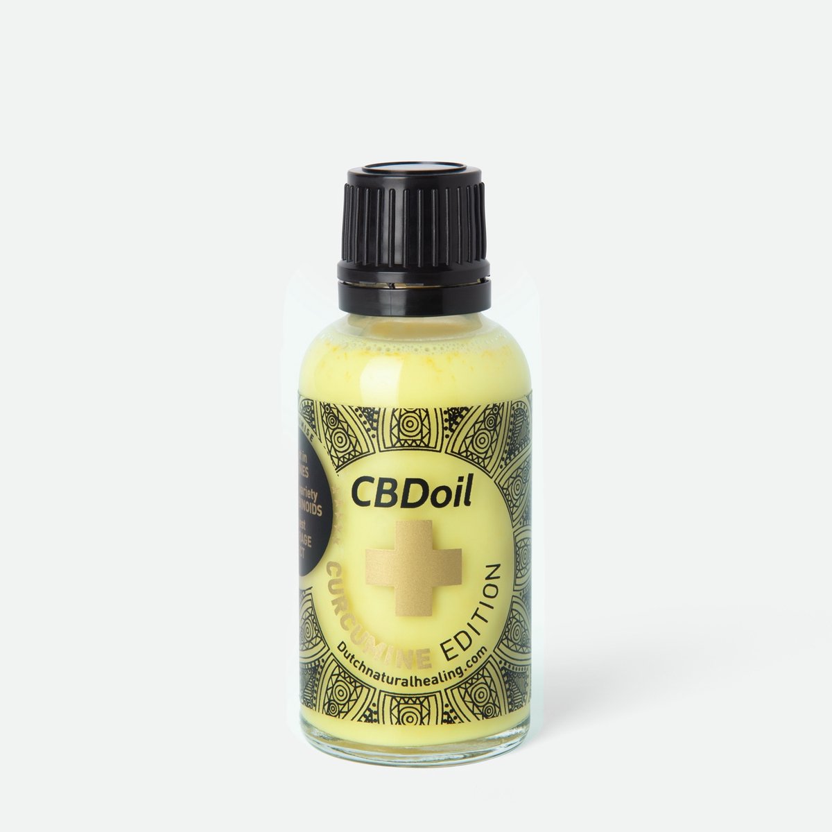 Dutch Natural Healing - water oplosbare CBD met Curcumine 30ML - Beste van 2 werelden