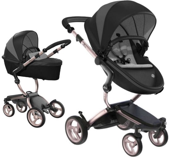 Mima Xari Kinderwagen | Special Edition | London Black - Mima - €341,80