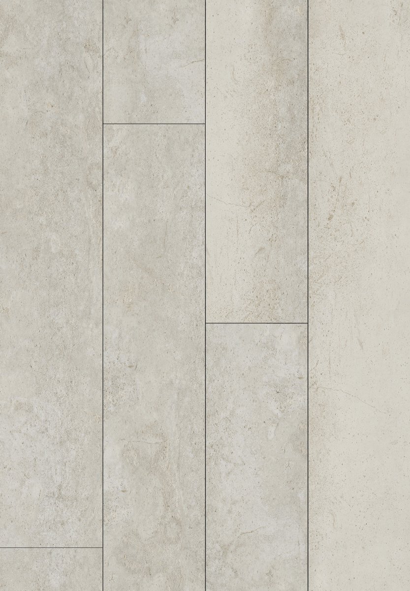 Mexen Baltic Grey vinylpanelen 1227 x 187 mm LVT Dryback 2,5 mm, PVC-onderlaag, 4 V-voeg, Travertin - F1358-1227-187-255-4V1-01