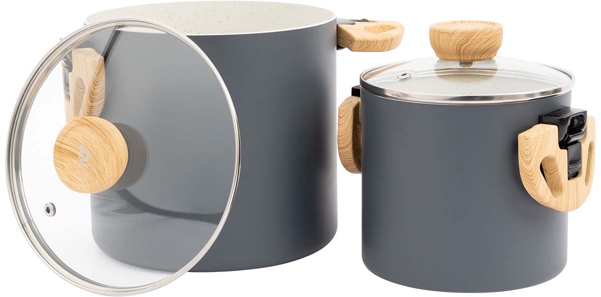 Bo-Camp - Urban Outdoor collection - Pannenset - Barbican - Aluminium - Inductie - 2-Delig