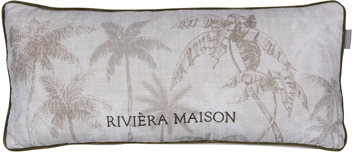 Rivièra Maison Palms Cushion Sierkussen - 30 x 70 cm cm - Zand
