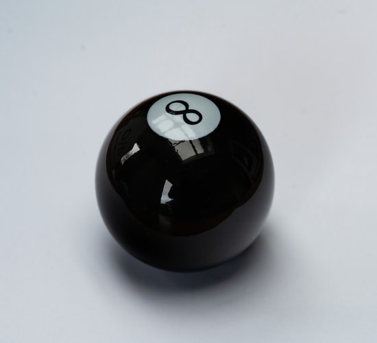 Universele Auto Pookknop 8 Biljartbal Ronde Hendel Handgreep Shifter Vooruit/Achteruit Schakelhendel (Zwart