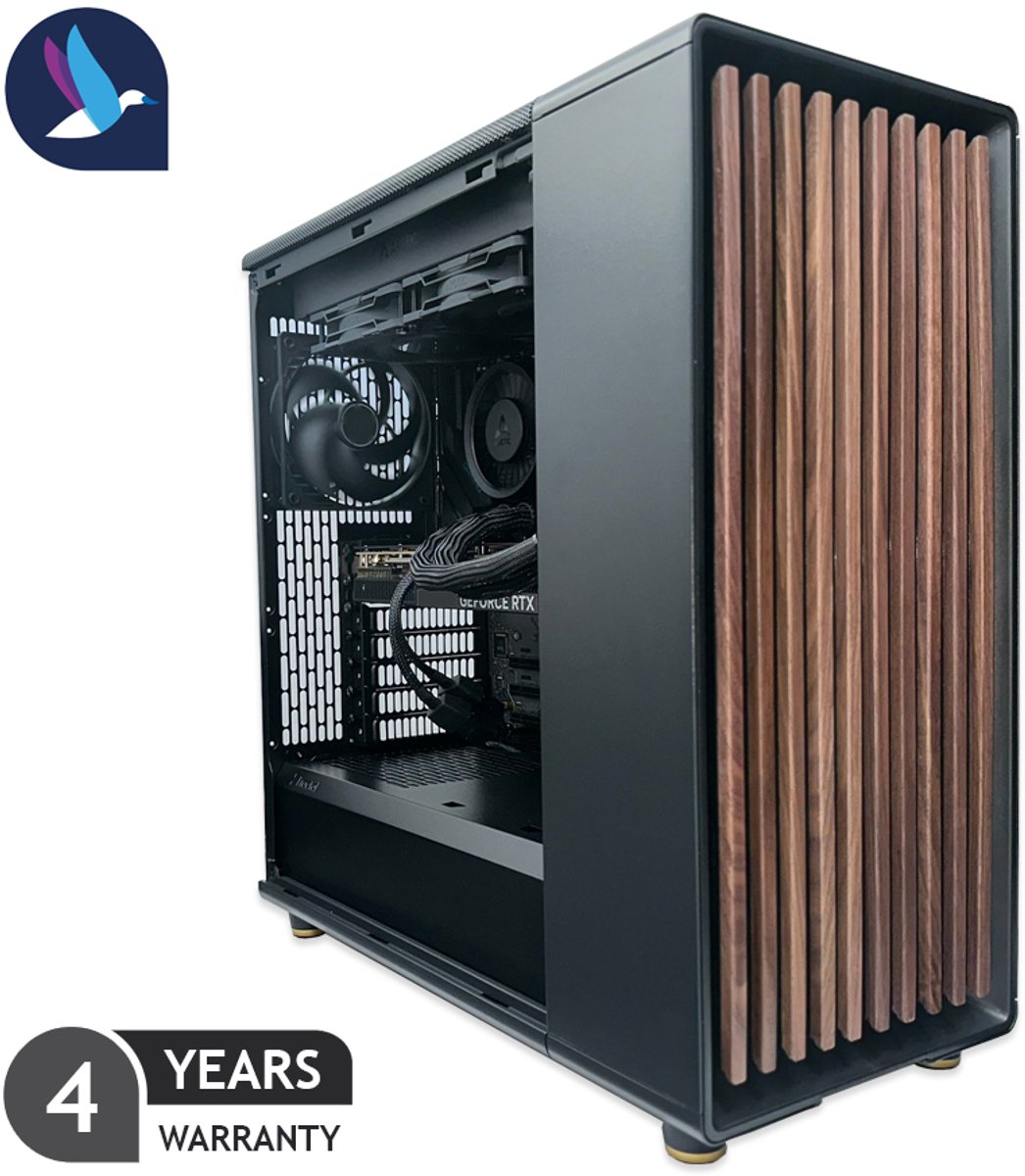 Fractal Design North Arctic Gaming PC - AMD Ryzen 7 9850X3D - NVIDIA RTX 5070 Ti - 32 GB RAM - 1 TB SSD - WiFi - BT - Waterkoeling