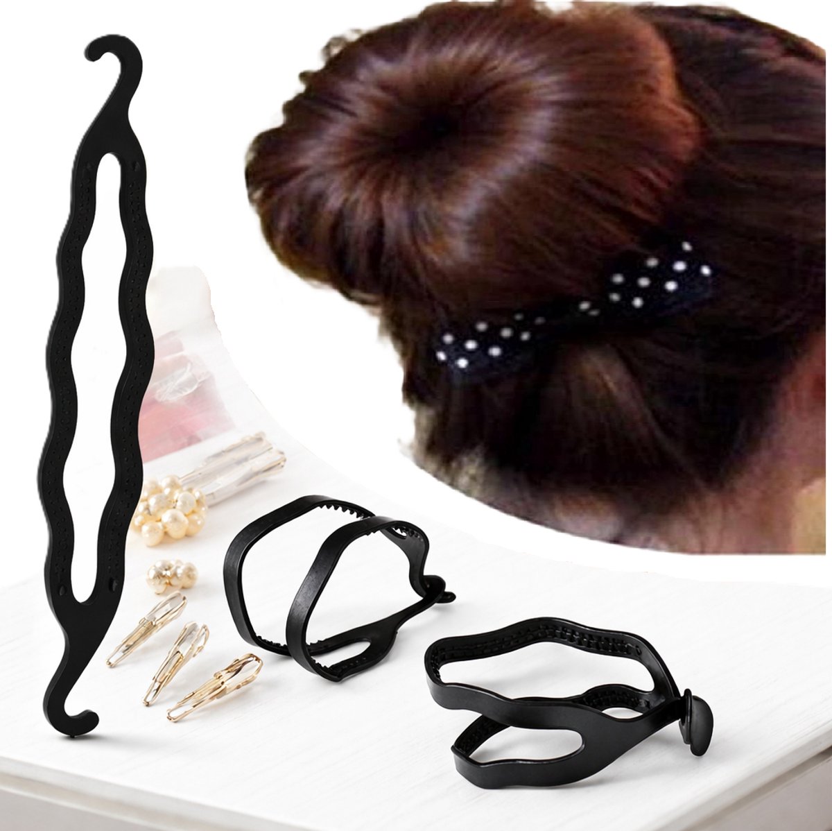 Haarstyling Tool I Perfecte Haarknot I Knot Maker I  Styling Tool Haarclip I Haar Style Hulpstuk