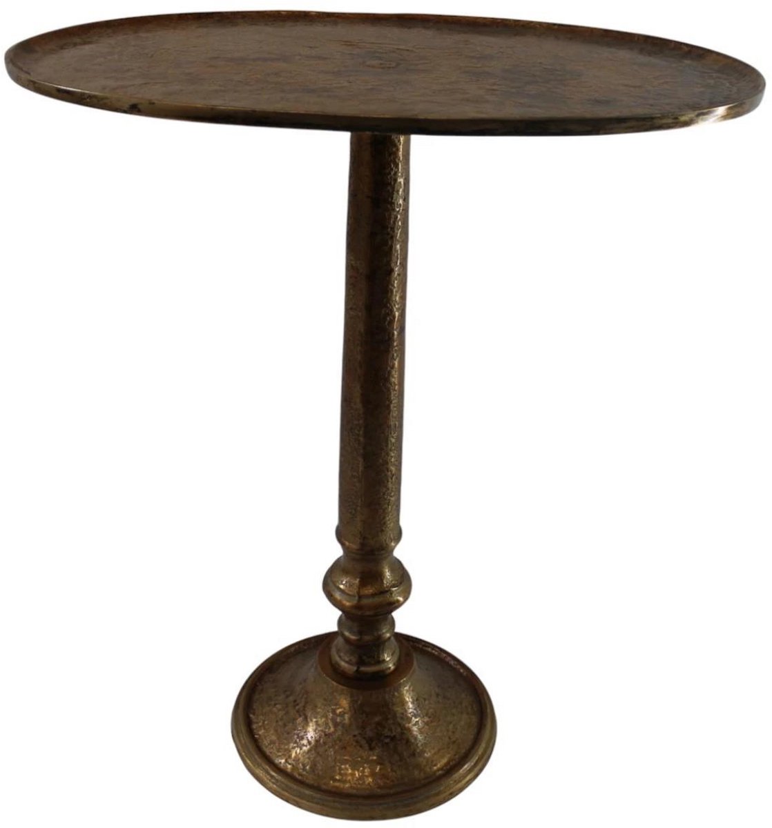 Deco4yourhome® - Bijzettafel - Wandtafel - Ovaal - Metaal - Goud