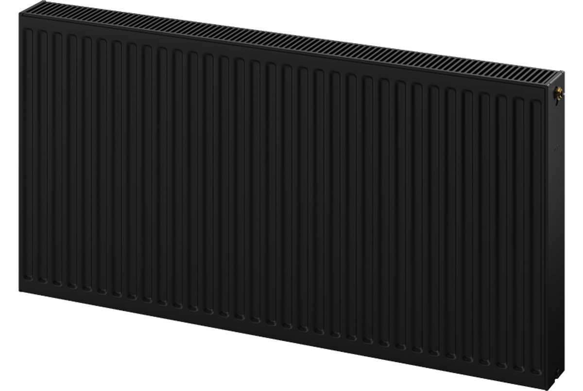 Mexen CV22 paneelradiator 600 x 1000 , onderste aansluiting, 1653 W, zwart - W622-060-100-70