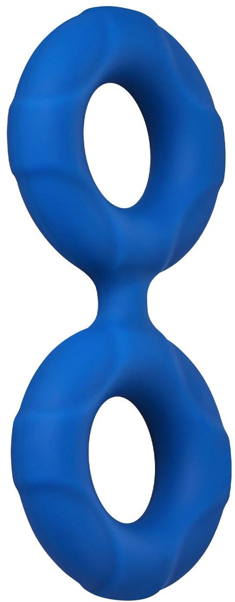 Forto F-81 dubbel Ring 47mm Penisring - Blauw