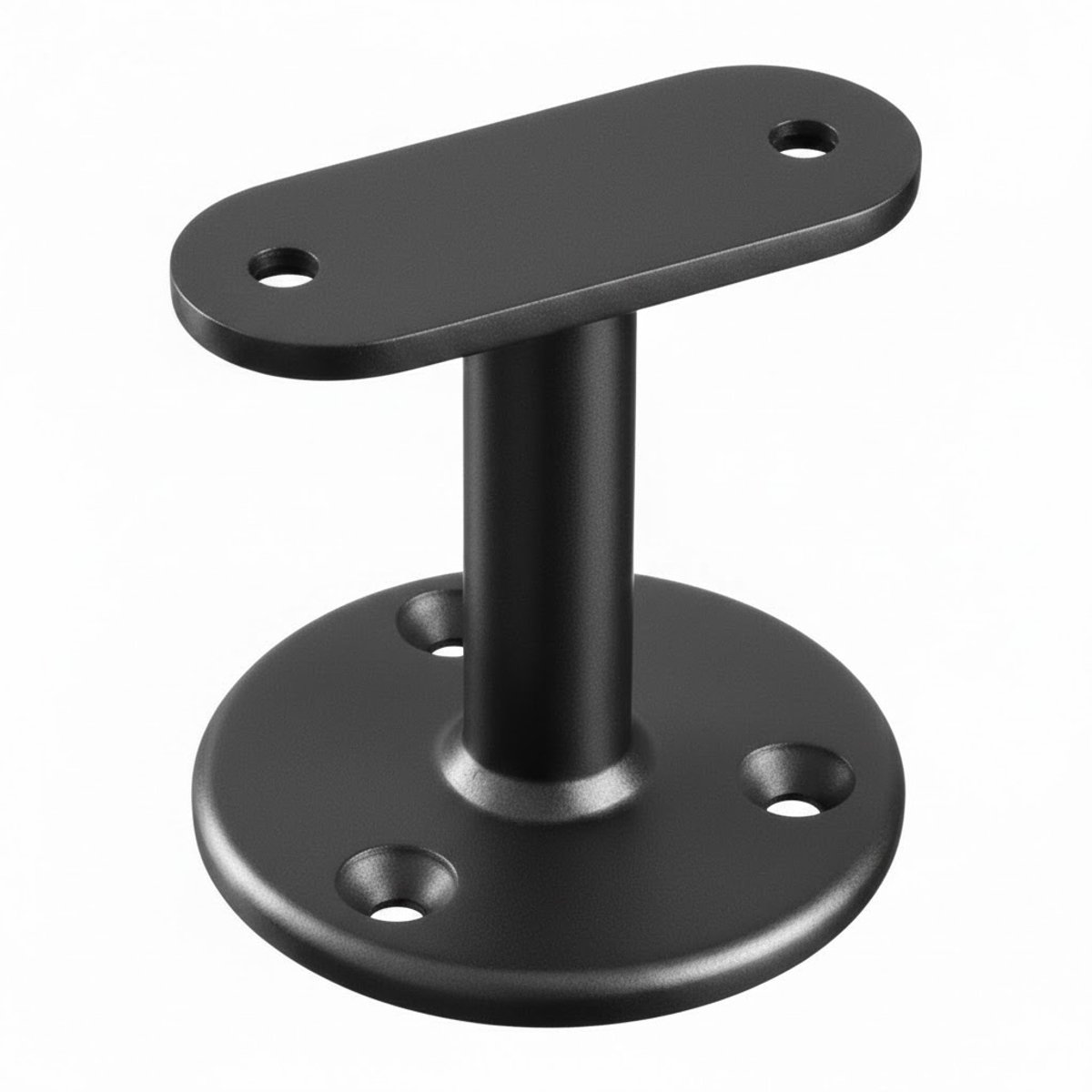 leuningdrager Trapleuninghouder Vierkant – RVS Gecoat – RAL 9005zwart