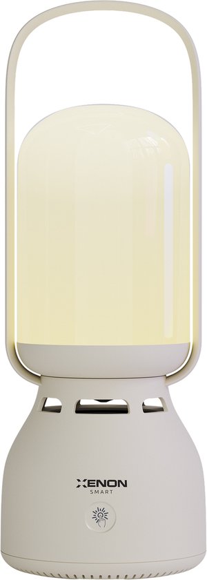 Xenon Smart X6850 draagbare lamp met Bluetooth speaker, RGB sfeerverlichting, nachtlamp, oplaadbaar, 360° geluid, zwart