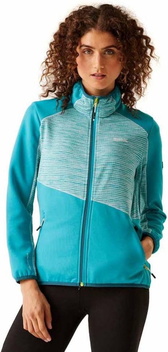 Functioneel dames fleecejack met stretch