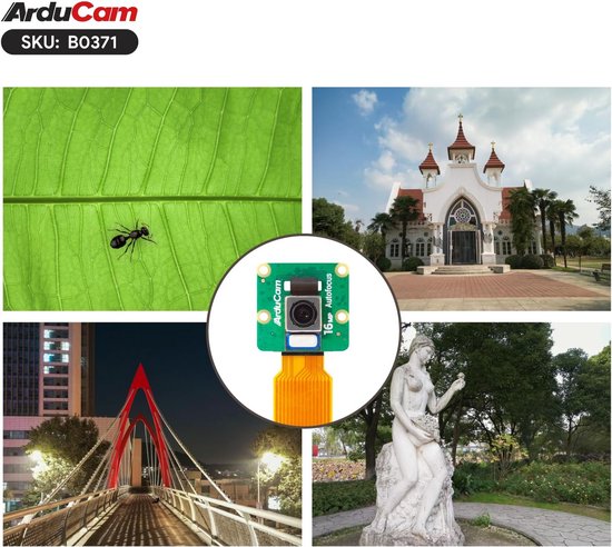 64MP Autofocus Camera Module met Beschermcase voor Raspberry Pi Series van Merkloos — afbeelding 2
